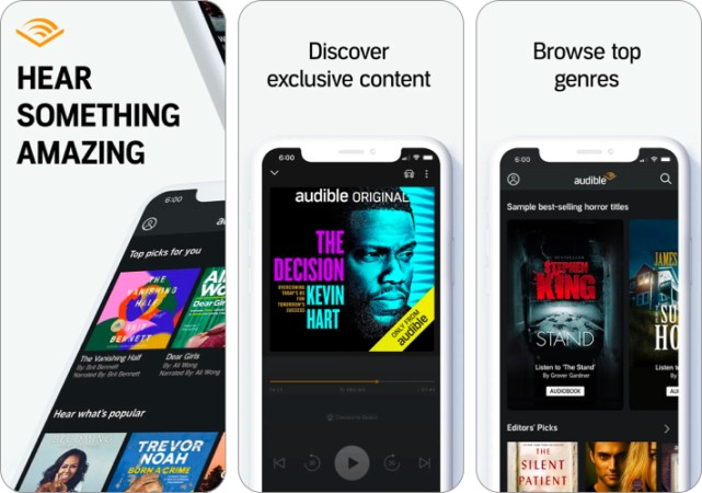 Audible audiobooks & podcasts iPhone app