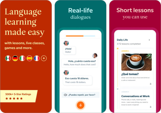 Babbel language learning app for iPhone and iPad
