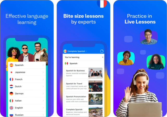 Busuu language learning app for iPhone and iPad