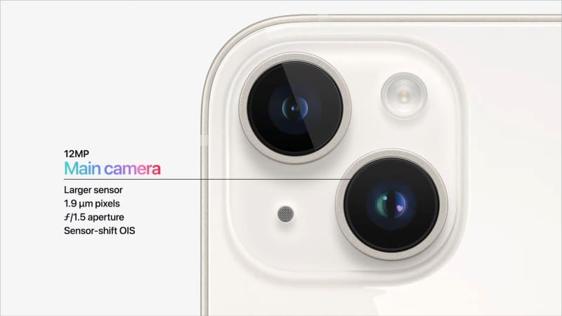 Camera improvements to iPhone 14 and 14 Plus