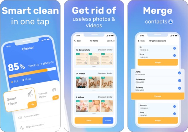 CleanUp App - Storage Cleaner iPhone App Screenshot