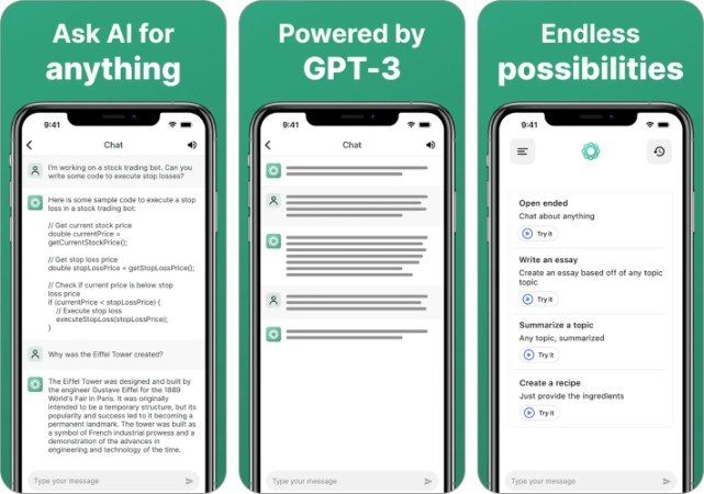 Genius AI writing assistant app for iPhone and iPad
