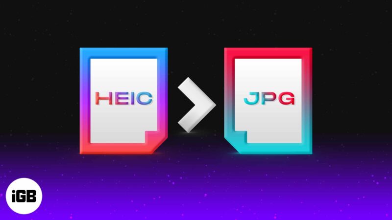 How to convert HEIC photos to JPG on iPhone and iPad