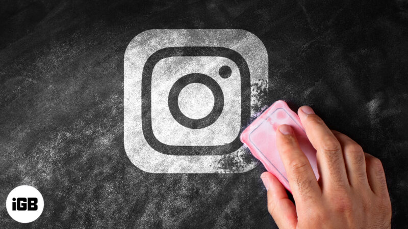 how to delete instagram account on iphone