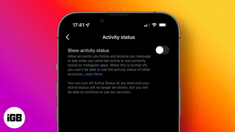 How to hide your active status on Instagram via iPhone or Android