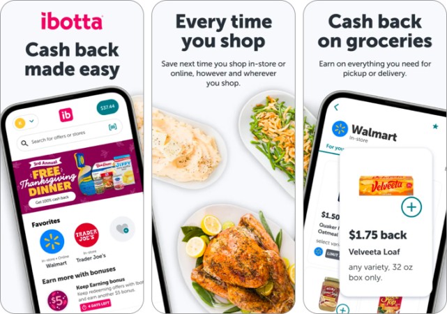 Ibotta earn cashback app for iPhone