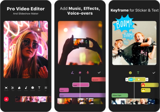 InShot video editor app for iPhone