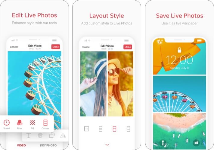 intolive Best Live Wallpaper making app for iPhone 