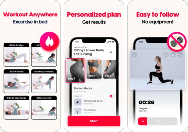 JustFit iPhone fitness app