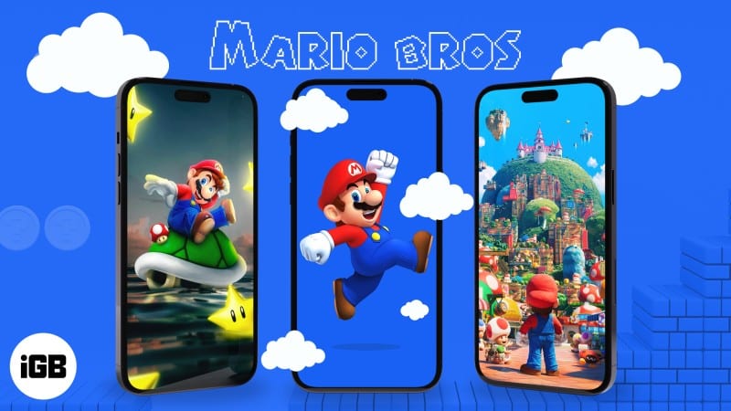 Mario Bros wallpapers for iPhone