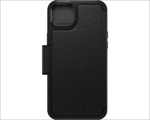Black Color leather case by Otterbox for iPhone 14 Plus
