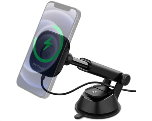 Spigen OneTap Pro Designed for Magsafe Fast Wireless Car Charger Mount