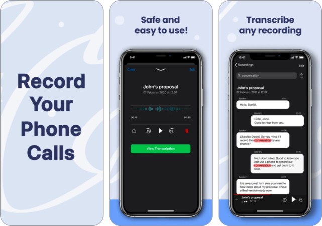 TapeACall call recorder app for iPhone