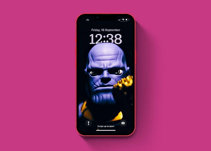 Thanos wallpaper for iPhone