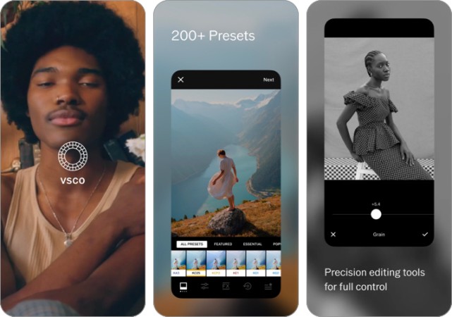 VSCO photo and video editor app for iPhone